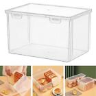 Transparent Bread Boxes Bagel Muffins Fruits Food Storage Containers Storage Bin