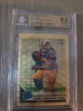 2019 Donruss Optic Darrell Henderson Gold Vinyl 1/1 Bgs 9.5 
