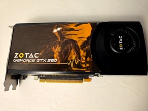 Zotac GeForce Graphics card Great Condition GTX 560 2GB Tested Great - Picture 1 of 13
