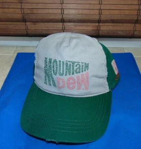 Distressed Mountain Dew Dale Earnhardt Jr AMP Energy Nascar Hat Chase Authentics - Picture 1 of 6