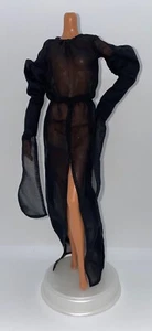 Barbie Signature Vera Wang Homenaje Muñeca Conjunto Largo Transparente Negro Vestido Amor Vestido - Imagen 1 de 6