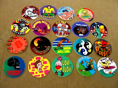 Vintage Pogs! Lot of 19 Pogs / Milk Caps Unsorted! Poison- no doubles - Image 1 of 4