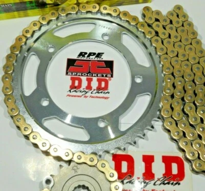 New DID VX3 525 Suzuki DR650 1996-2020 Premium X-Ring Chain and Sprockets Kit   - Image 1 of 4