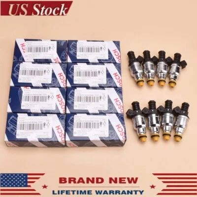 8件装原始设备制造商博世燃油喷射器0280150558适用于42磅LS1 LT1雪佛兰福特野马 — 第 1/4 张图片