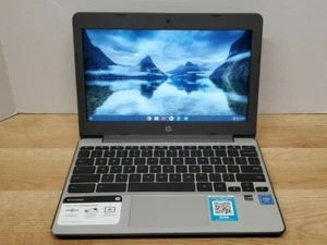 HP Chromebook 11-v010nr 11.6", Chrome OS, Celeron N3060, 4 GB RAM, 16 GB eMMC - Picture 1 of 11