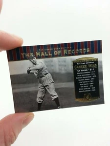 2001 Upper Deck THE HALL OF FAME RECORDS Baseball Card#86 CY YOUNG ATL Braves - Picture 1 of 4