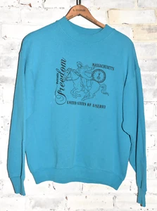 Sudadera De Colección Patriotic Freedom MASSACHUSETTS EE. UU. Freedom Trail Azul M - Imagen 1 de 6
