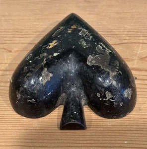 Antique Heavy Cast Iron Spade - Paperweight? Architectural? Shooting Target? - Picture 1 of 9