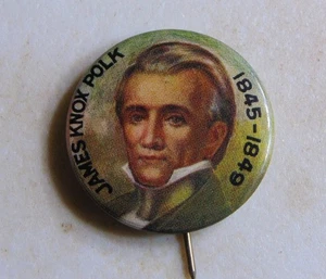 James K. Polk President campaign pin button political - Picture 1 of 2