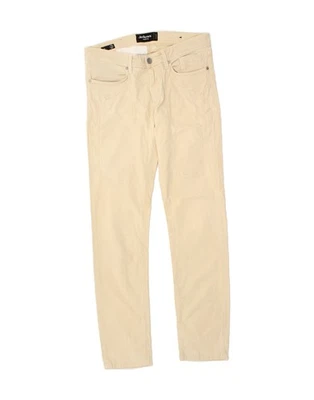 JECKERSON Mens Straight Casual Trousers W32 L32 Beige Cotton BZ04 - Image 1 of 3