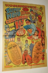1967 Super Hero Costumes Ad from Sunday Comics (15x21") - Picture 1 of 2