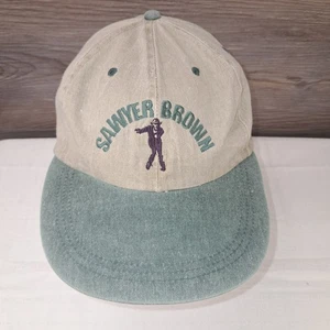 Sombrero marrón Sawyer gorra correa trasera bronceado/azul banda de música country ATT sombreros - Imagen 1 de 11