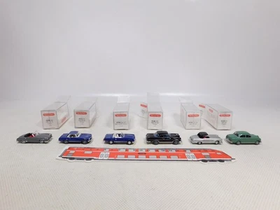 Wiking 1:87 H0 6x MB 0146 250 SE 0220 180 0250 190 SL Ecc Mint+Box #EG748-0,5 - Immagine 1 di 4