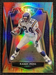 2020 Panini Select Randy Moss Tie Dye Prizm /25 Premier Level #112 Vikings HOF - Picture 1 of 2