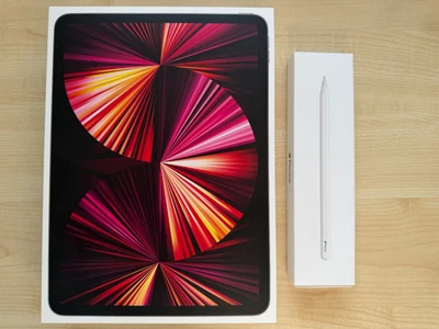Apple iPad Pro 3. Gen 256GB, Wi-Fi, 11 Zoll - Space Grau + Apple Pencil-2nd Gen - Bild 1 von 4