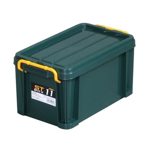 JEJ Astage Storage Box in Japan ST box #11 Stacked Dark Green [Width 20 x Depth - Picture 1 of 6