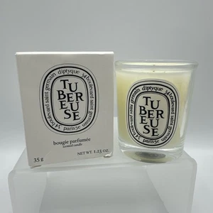Diptyque Tubereuse MINI Scented Candle 1.23boz 35G Bougie Parfumee New In Box - Picture 1 of 2