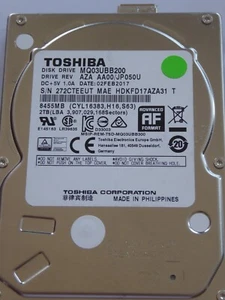 MQ03UBB200 AZA AA00 /JP050U FEB-AUG 2017 HDKFD17AZA31 T Toshiba 2TB - Bild 1 von 4