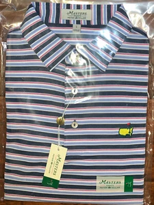 Masters Peter Millar Golf Polo Augusta National Herrenhemd Größe Large - neu mit Etikett - Bild 1 von 3