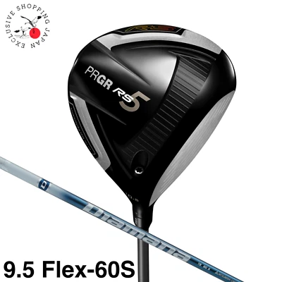 PRGR RS 5 Driver 1 Wood 9.5° Diamana TB 60 S Flex Graphite Shaft New Men Japan - Image 1 of 4