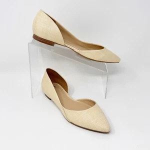 Marc Fisher Mujer Crema Paja Textil Sin Cordones Plano, Talla 7.5 - Imagen 1 de 10