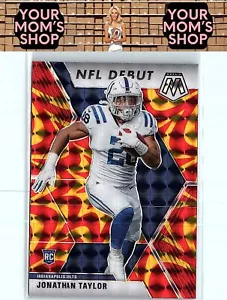 2020 Panini Mosaic #216 Jonathan Taylor Prizm Reactive Orange RC - Foto 1 di 2