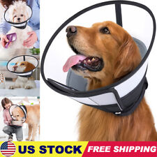 Dog Cone Collar Pets Anti Bite Lick for Dogs After Surgery Large Medium Small