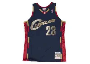 Camiseta deportiva Mitchell & Ness Navy LeBron James 2008-2009 Cleveland Cavaliers Python - Imagen 1 de 2