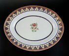 Impressive c1790s Chinese Export Porcelain Floral Gilt Oval Platter