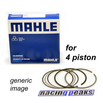 Anillos de pistón MAHLE x4 para BMW N47D20 120d 123d 320d 520d X1 X3 18d 20d -09/2010 Foto 1 de 2