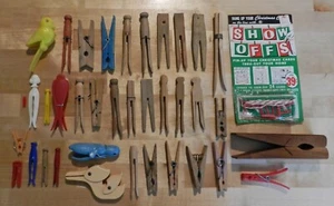 SCHÖNE PRIMITIVE ANTIKE VINTAGE WÄSCHE/STIFTE SAMMLUNG VON 37+ VIELEN SELTEN!! #5 - Bild 1 von 18