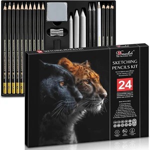 Drawing Set for Adults Pack of 24 - Drawing Pencils for Artists & Professionals - Picture 1 of 8