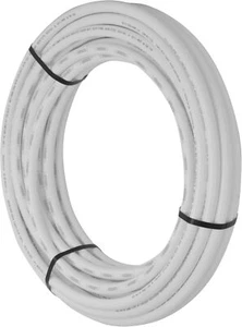 3/4 Inch X 100 Feet White PEX Pipe, Oxygen Barrier Flexible Water Tubing for Ra - Picture 1 of 6