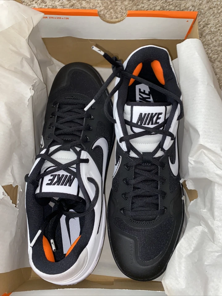 Nike Alpha Huarache Elite 2 Low Men's Size 13 Baseball Cleat Black AJ6873-004