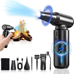 Compressed Air Duster with LED Flashlight 300,000RPM Brushless Motor Cordless - Picture 1 of 7