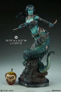 SIDESHOW 300655 Court of the Dead Gallevarbe 19'' Inch Statue In Stock - Picture 1 of 4