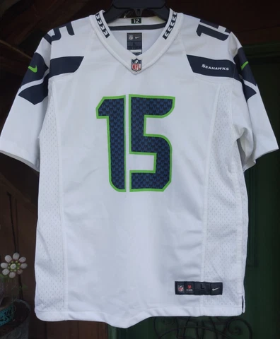 FREE S/H NIKE Seattle Seahawks White Home Jersey #15 Jermaine Kearse Youth L Sz! Cover