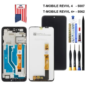 LCD Display Touch Screen Digitizer Assembly Frame For T-Mobile Revvl 4 / 4+ Plus - Picture 1 of 8