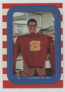 1983 Topps Superman III Stickers Clark Kent #13 7m3