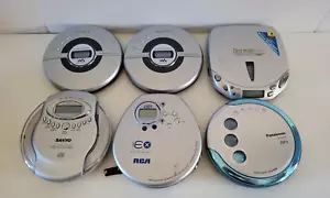 Lot 6 Walkmans, CD Players, Sony, RCA, Sanyo, Panasonic Parts/Repair AS-IS - Picture 1 of 8