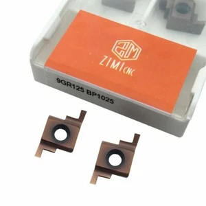 10PCS NEW 9GR125 BP1025 Carbide shallow groove cutting blade universal tool CNC - Picture 1 of 5