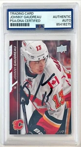 2015 Upper Deck Johnny Gaudreau Calgary Flames Signed Auto Card #30 PSA DNA - Picture 1 of 1
