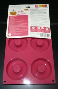 NEW SCRAPCOOKING - Babas Et Donuts - Silicone Platinum Mould - NEW NWT A03 - Picture 1 of 2