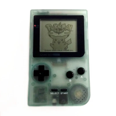 Consola de juegos de bolsillo Nintendo Game Boy verde luz nocturna retrofit + tarjeta de juego Foto 1 de 4