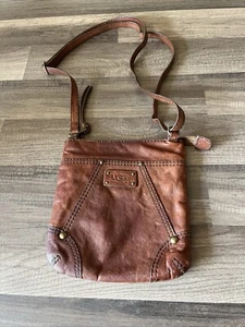UGG Australia Wildleder Leder Crossbody Schultertasche Schokobraun 8" - Bild 1 von 8