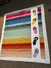 Handmade Flip / Flop Strip And Flip Quilt Top Approx.46 X 41 Inches