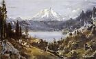 Thomas Hill Mount Shasta from Castle Lake Oil Painting repro