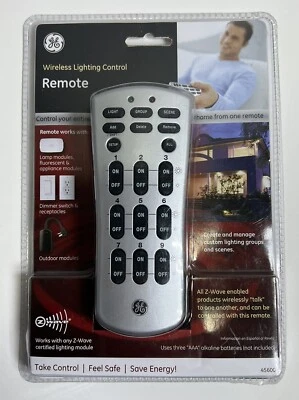 45600 GE Z-Wave Remote for Wireless Lighting Control OEM NEW Factory Sealed - Image 1 of 4
