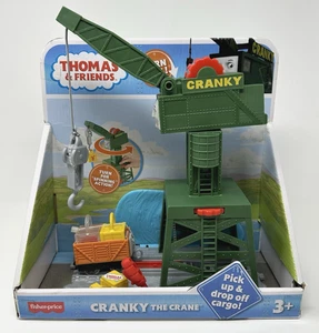 Fisher-Price Thomas and Friends Cranky The Crane Pick Up Drop Cargo Plastic New - Picture 1 of 10