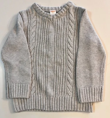 Gymboree Cable Knit Oatmeal/Tan/Khaki Sweater Size XS 4 4T for Boys or Girls - Image 1 of 4